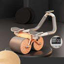 Automatic Rebound AB Roller with Elbow Support | Smart Core Trainer Abdominal Exercise Wheel for Home Gym Workout