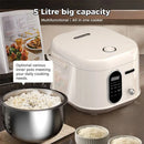 Retro Style Digital Rice Cooker | Multi-Function Smart Mini Rice Cooker for Rice, Soup, Porridge & More