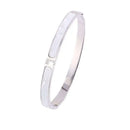 Gold Plated Stainless Steel Love Bangle – Zircon Bracelet for Women | Luxury Fashion Jewelry Gift