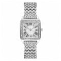 Luxury Square Crystal Quartz Watch – Roman Numeral Bracelet Watch for Men & Women | Elegant Wedding & Party Gift